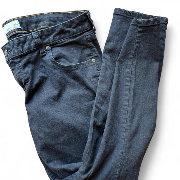 Old Navy Women's Black Mid Rise Skinny Cotton Jeans - Picture 1 of 4